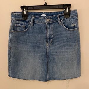 *SOLD* Old Navy Distressed Jean Skirt